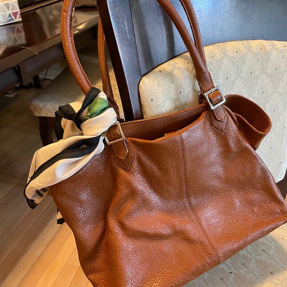 Brooks Brothers brown leather bag - Picture 2 of 3